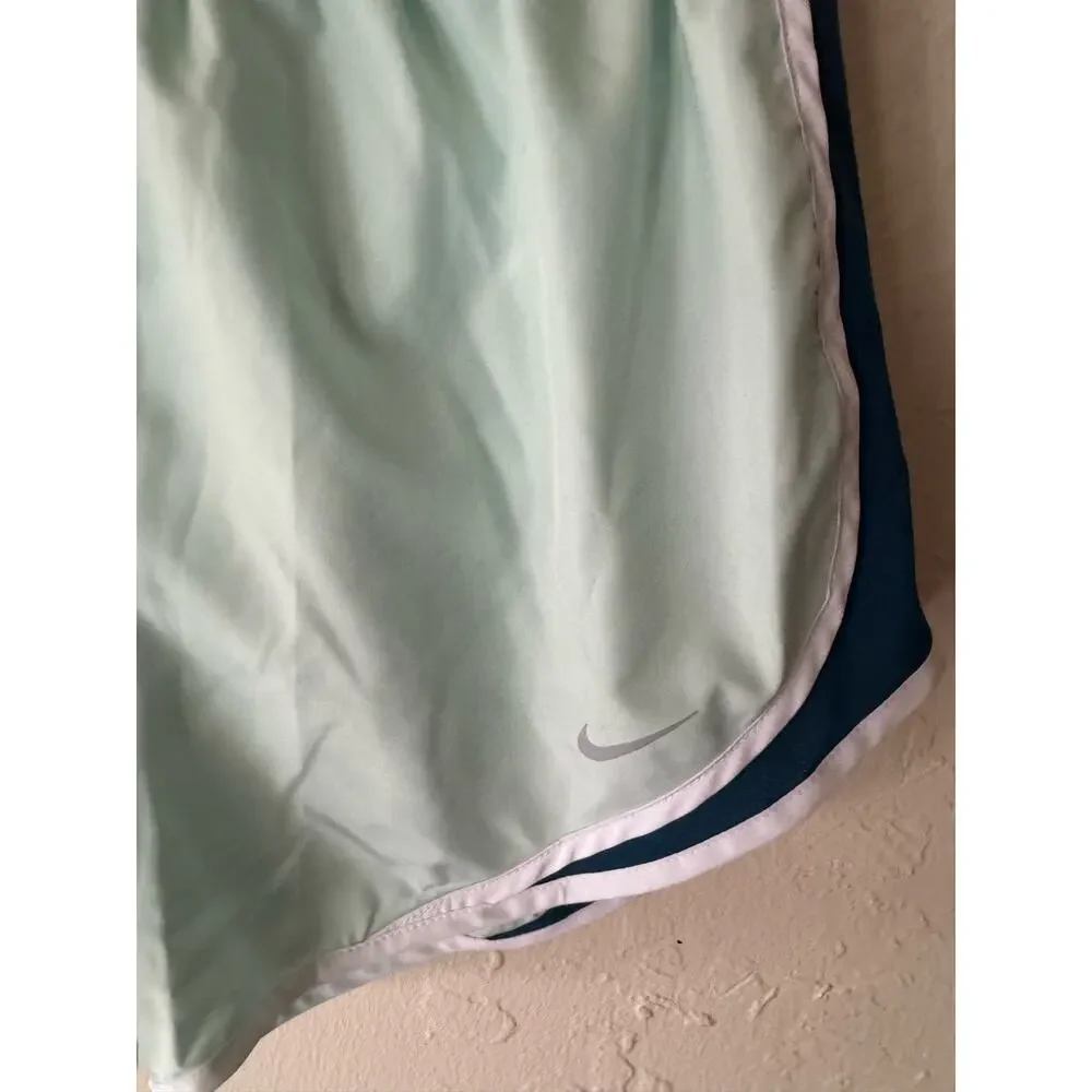 Nike Dri Fit Women's Pale Blue Shorts Size M